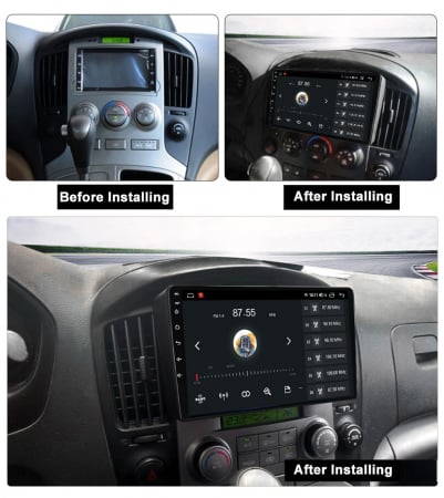Navigatie Hyundai H1 din 2007 - 2015, Android 14, 2GB RAM si 32GB ROM, Display IPS 9 inch, Camera Marsarier, Internet, Aplicatii, Wi Fi, Usb, Bluetooth [5]