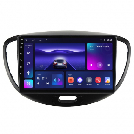 Navigatie Hyundai i10 2007 - 2013  Android 14 , 4GB RAM , Procesor Quad Core , Wireless Carplay si Android auto , Display HD Touchscreen, Wi-Fi , Bluetooth, USB [1]