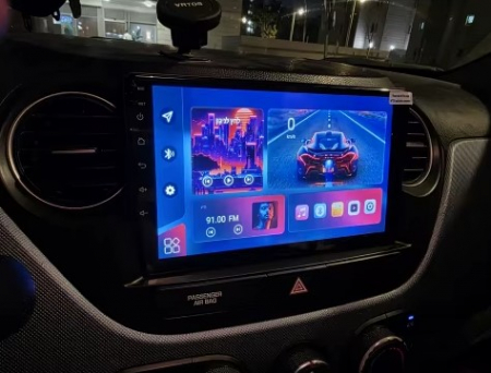 Navigatie Hyundai i10 ( 2013 - 2017 ) 4GB RAM si 64GB ROM, Ecran QLED 9 inch, Android 14, Procesor Octacore, Slot sim 4G, Sunet DSP, Wireless Carplay si Android Auto, Camera Marsarier [8]