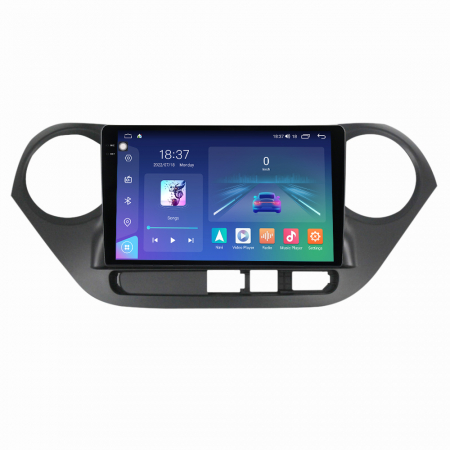 i10 (2013 - 2019) - Navigatie Hyundai i10 din 2013-2017, Rezolutie 2K, Display QLED 9.5 inch, 4GB RAM si 64GB ROM, Android, Procesor Octacore, Slot sim 4G, Sunet DSP, Wireless Carplay si Android Auto, Camera Marsarier, U