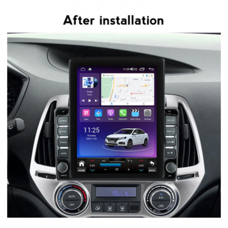 Navigatie Hyundai i20 2012 - 2014 Ecran TESLA 9.7 inch, 8 GB RAM si 128 GB ROM, Android 15, Slot Sim 4G, Procesor Octa Core, Carplay Wireless si Android auto, Procesor Sunet Digital DSP, [2]