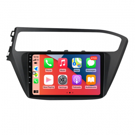 HYUNDAI - Navigatie Auto Android Hyundai i20 din 2017 - 2018, 4GB RAM si 64GB ROM, Ecran QLED 9 inch, Android 12, Procesor Octacore, Slot sim 4G, Sunet DSP, Wireless Carplay si Android Auto, Camera Marsarier