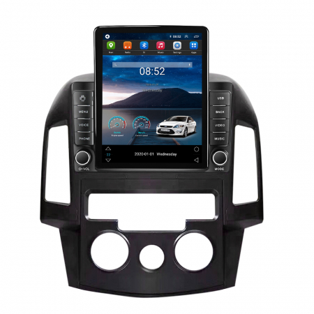 i30 (2007 - 2012) - Navigatie Hyundai i30 din 2007-2012, Display TESLA 9.5 inch, 2GB RAM si 32GB ROM, Wireless Carplay si Android Auto, Procesor Octacore, Slot sim 4G, Sunet DSP, Camera Marsarier, Bluetooth, USB, Wi Fi,