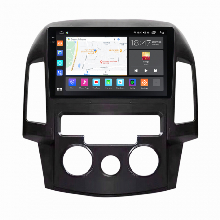 Navigatie Hyundai i30 din 2007-2012, Rezolutie 2K, Ecran QLED 9.5 inch, 8GB RAM si 128GB ROM, Android, Procesor Octacore, Slot sim 4G, Sunet DSP, Wireless Carplay [3]
