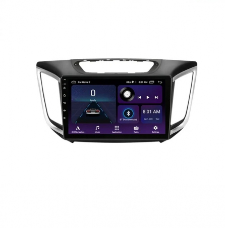 Navigatie dedicata Hyundai cu Android - Navigatie Hyundai ix 25 Android 14 , 4GB RAM , Procesor Quad Core , Wireless Carplay si Android auto , Display HD Touchscreen, Wi-Fi , Bluetooth, USB