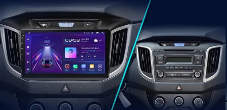Navigatie Hyundai ix 25 Android 14 , 4GB RAM , Procesor Quad Core , Wireless Carplay si Android auto , Display HD Touchscreen, Wi-Fi , Bluetooth, USB [1]