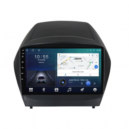 Navigatie Hyundai ix 35 din 2009-2015, Rezolutie 2K, Ecran QLED 9.5 inch, 8GB RAM si 128GB ROM, Android, Procesor Octacore, Slot sim 4G, Sunet DSP, Wireless Carplay si Android Auto [2]