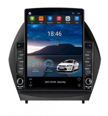 Navigatie dedicata Hyundai cu Android - Navigatie Hyundai ix35 din 2009-2015, Display TESLA 9.5 inch, 2GB RAM si 32GB ROM, Wireless Carplay si Android Auto, Procesor Octacore, Slot sim 4G, Sunet DSP, Camera Marsarier, Bluetooth, USB, Wi Fi,