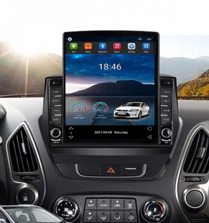 Navigatie Hyundai ix35 din 2009-2015, Display TESLA 9.5 inch, 2GB RAM si 32GB ROM, Wireless Carplay si Android Auto, Procesor Octacore, Slot sim 4G, Sunet DSP, Camera Marsarier, Bluetooth, USB, Wi Fi, [1]