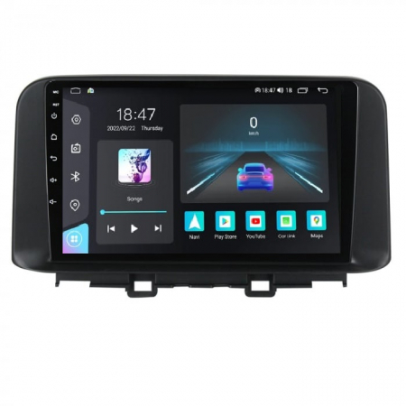 Kona (2018 - 2022) - Navigatie Hyundai Kona din 2018-2020, Rezolutie 2K, Display QLED 9.5 inch, 4GB RAM si 64GB ROM, Android, Procesor Octacore, Slot sim 4G, Sunet DSP, Wireless Carplay si Android Auto, Camera Marsarier,