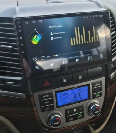 Navigatie Hyundai Santa Fe din 2006-2012, NAVIGPS, Android 14, Wireless Carplay si Android Auto,2GB RAM si 32GB ROM, Display IPS 9 inch, Camera Marsarier, Internet, Aplicatii, Wi Fi, Usb, Bluetooth [7]