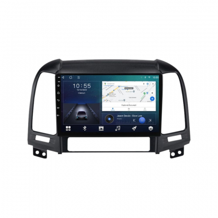 Navigatie Hyundai Santa Fe din 2006-2012, NAVIGPS, Android 14, Wireless Carplay si Android Auto,2GB RAM si 32GB ROM, Display IPS 9 inch, Camera Marsarier, Internet, Aplicatii, Wi Fi, Usb, Bluetooth [1]