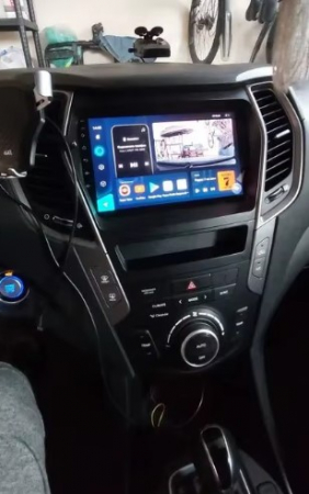 Navigatie Hyundai Santa Fe IX45 din 2012-2017, Android 14, Wireless Carplay si Android Auto, 2GB RAM si 32GB ROM, Display IPS 9 inch, Camera Marsarier, Internet, Aplicatii, Wi Fi, Usb, Bluetooth [5]