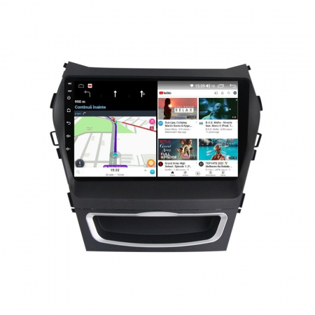 Navigatie Hyundai Santa Fe IX45 din 2012-2017, Android 14, Wireless Carplay si Android Auto, 2GB RAM si 32GB ROM, Display IPS 9 inch, Camera Marsarier, Internet, Aplicatii, Wi Fi, Usb, Bluetooth [2]