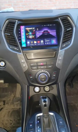 Navigatie Hyundai Santa Fe IX45 din 2012-2017, Android 14, Wireless Carplay si Android Auto, 2GB RAM si 32GB ROM, Display IPS 9 inch, Camera Marsarier, Internet, Aplicatii, Wi Fi, Usb, Bluetooth [7]