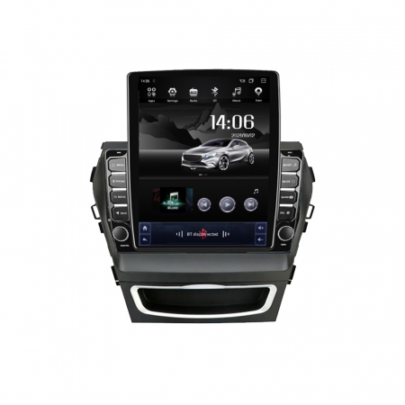 Santa Fe IX 45 (2012 - 2017) - Navigatie Hyundai Santa Fe IX45 din 2012-2017, Display TESLA 9.5 inch, 2GB RAM si 32GB ROM, Wireless Carplay si Android Auto, Procesor Octacore, Slot sim 4G, Sunet DSP, Camera Marsarier, Bluetooth, US