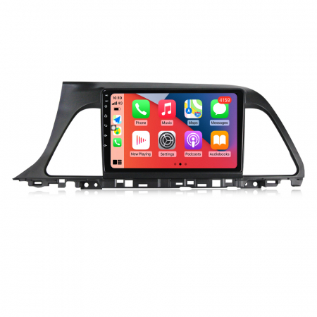 HYUNDAI - Navigatie Auto Android Hyundai Sonata 9 din 2015 - 2018, 8GB RAM si 128GB ROM, Ecran QLED 9 inch, Android 12, Procesor Octacore, Slot sim 4G, Sunet DSP, Wireless Carplay si Android Auto, Camera Marsarier