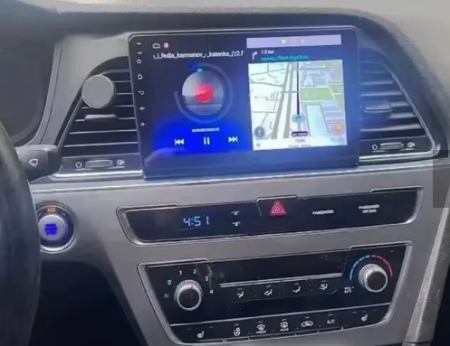 Navigatie Hyundai Sonata 9 din 2015-2018,  Android 14 , 4GB RAM, Octacore, Slot Sim 4G, DSP, GPS, Wi-FI, Carplay, Android Auto, USB, Bluetooth, Waze, Touchscreen, 9 inch [5]
