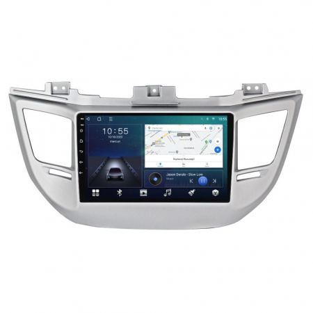 Navigatie Hyundai Tucson din 2014-2018, Rezolutie 2K, Display QLED 9.5 inch, 4GB RAM si 64GB ROM, Android, Procesor Octacore, Slot sim 4G, Sunet DSP, Wireless Carplay si Android Auto, Camera Marsarier [1]