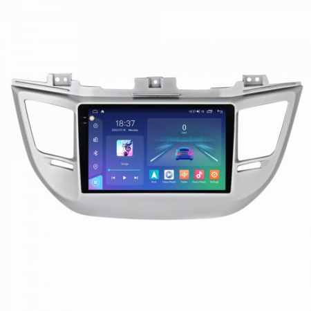 Navigatie Hyundai Tucson din 2014-2018, Rezolutie 2K, Display QLED 9.5 inch, 4GB RAM si 64GB ROM, Android, Procesor Octacore, Slot sim 4G, Sunet DSP, Wireless Carplay si Android Auto, Camera Marsarier [3]