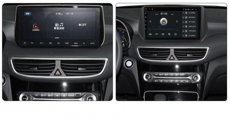 Navigatie Hyundai Tucson din 2019 - 2022, 8GB RAM si 128GB ROM, Ecran QLED 9 inch, Android 14, Procesor Octacore, Slot sim 4G, Sunet DSP, Wireless Carplay si Android Auto, Camera Marsarier [1]