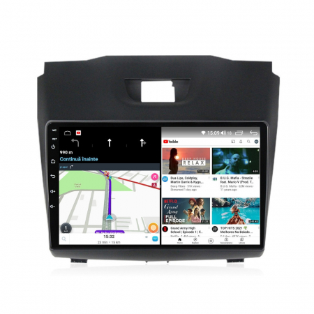 Navigatie Isuzu D MAX din 2012-2019 Android 14 , 4GB RAM , Procesor Quad Core , Wireless Carplay si Android auto , Display HD Touchscreen, Wi-Fi , Bluetooth, USB [2]
