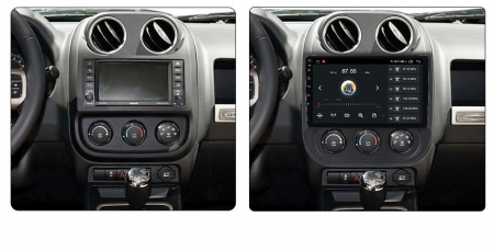 Navigatie Jeep Compass ( 2010 - 2016 ) , 4 GB RAM si 64 GB ROM, Slot Sim 4G, Procesor Octa Core, Carplay, Sunet DSP, Android, Aplicatii, Usb, Wi Fi, Bluetooth [3]