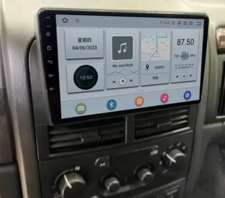 Navigatie Jeep Grand Cherokee din 1999-2005,  Android 14 , 4GB RAM, Octacore, Slot Sim 4G, DSP, GPS, Wi-FI, Carplay, Android Auto, USB, Bluetooth, Waze, Touchscreen, 9 inch [8]