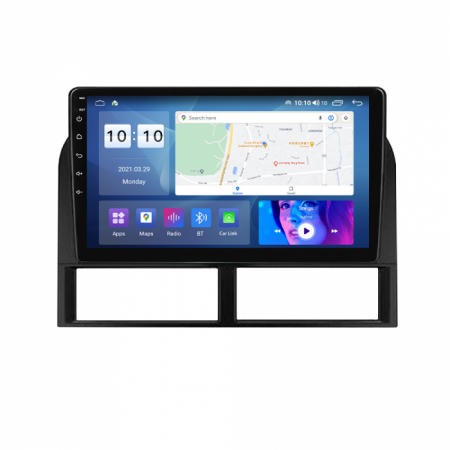 Navigatie dedicata Jeep cu Android - Navigatie Jeep Grand Cherokee din 1999-2005, Android 14, Wireless Carplay si Android Auto, 2GB RAM si 32GB ROM, Display IPS 9 inch, Camera Marsarier, Internet, Aplicatii, Wi Fi, Usb, Bluetooth