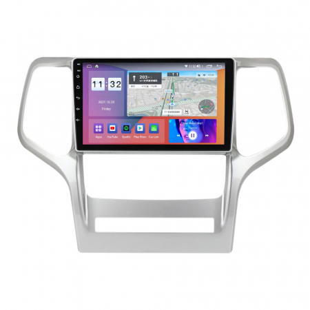 JEEP - Navigatie Auto Android Jeep Grand Cherokee din 2010 - 2013, 4GB RAM si 32GB ROM, Display QLED 9 inch, Wireless Carplay si Android Auto, Procesor Octacore, Slot sim 4G, Sunet DSP, Camera Marsarier, Bluetooth, USB,