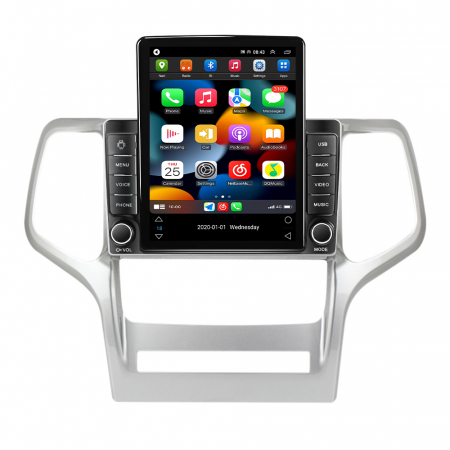 Navigatie Jeep Grand Cherokee din 2010 - 2013, Display TESLA 9.5 inch, 2GB RAM si 32GB ROM, Wireless Carplay si Android Auto, Procesor Octacore, Slot sim 4G, Sunet DSP, Camera Marsarier, Bluetooth, US [1]