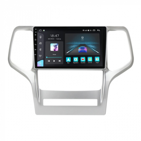 Navigatie dedicata Jeep cu Android - Navigatie Jeep Grand Cherokee din 2010 - 2013, Rezolutie 2K, Display QLED 9.5 inch, 4GB RAM si 64GB ROM, Android, Procesor Octacore, Slot sim 4G, Sunet DSP, Wireless Carplay si Android Auto, Camera Ma