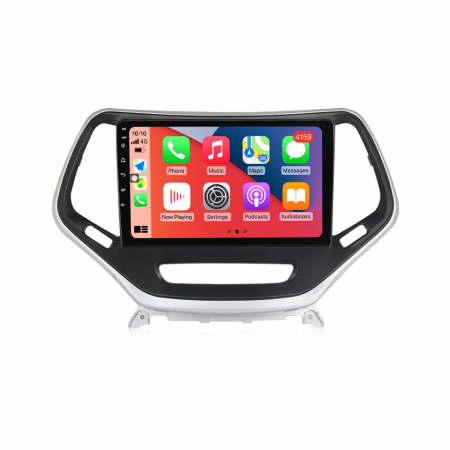 JEEP - Navigatie Auto Android Jeep Grand Cherokee din 2014-2020, Rezolutie 2K, Display QLED 9.5 inch, 4GB RAM si 64GB ROM, Android, Procesor Octacore, Slot sim 4G, Sunet DSP, Wireless Carplay si Android Auto, Camera Mars