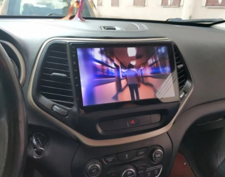 Navigatie Jeep Grand Cherokee din 2014-2020, Rezolutie 2K, Ecran QLED 9.5 inch, 8GB RAM si 128GB ROM, Android, Procesor Octacore, Slot sim 4G, Sunet DSP, Wireless Carplay [2]