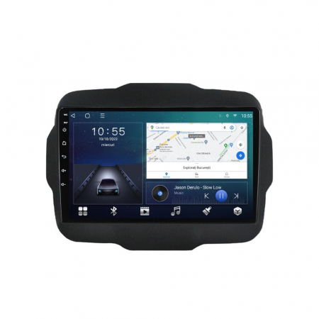 Navigatie Jeep Renegade ( 2015 - 2021 ) Android 14, 2GB RAM si 32GB ROM, Display IPS 9 inch, Camera Marsarier, Internet, Aplicatii, Wi Fi, Usb, Bluetooth [2]
