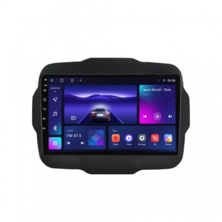 Navigatie Jeep Renegade din 2015-2021 Android 14 , 4GB RAM , Procesor Quad Core , Wireless Carplay si Android auto , Display HD Touchscreen, Wi-Fi , Bluetooth, USB [1]