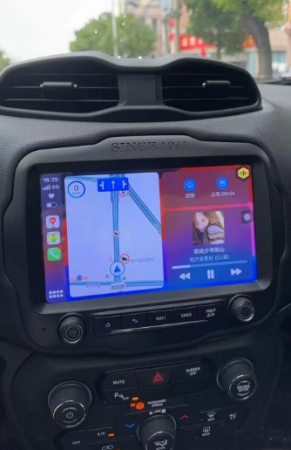 Navigatie Jeep Renegade din 2015-2021 Android 14 , 4GB RAM , Procesor Quad Core , Wireless Carplay si Android auto , Display HD Touchscreen, Wi-Fi , Bluetooth, USB [9]