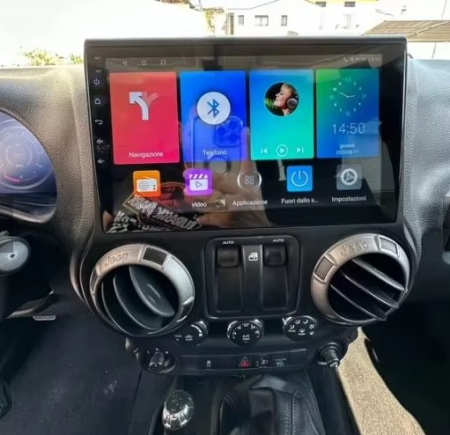 Navigatie Jeep Wrangler din 2011 - 2018 ,Android 14, 2GB RAM si 32GB ROM, Display IPS 9 inch, Camera Marsarier, Internet, Aplicatii, Wi Fi, Usb, Bluetooth [6]