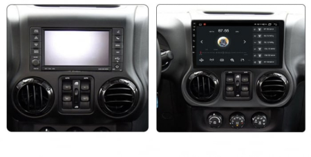 Navigatie Jeep Wrangler din 2011 - 2018 ,Android 14, 2GB RAM si 32GB ROM, Display IPS 9 inch, Camera Marsarier, Internet, Aplicatii, Wi Fi, Usb, Bluetooth [3]