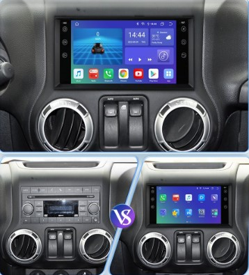 Navigatie Jeep Wrangler din 2011-2018, Android 14, Wireless Carplay si Android Auto, 2GB RAM si 32GB ROM, Display IPS 9 inch, Camera Marsarier, Internet, Aplicatii, Wi Fi, Usb, Bluetooth [5]