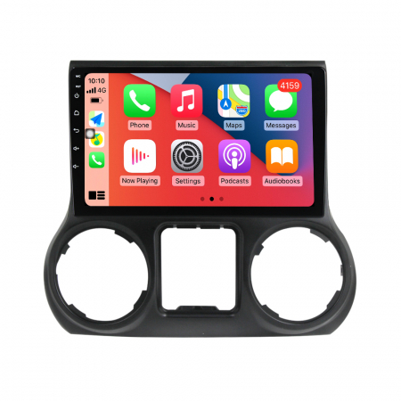 JEEP - Navigatie Auto Android Jeep Wrangler din 2011-2018, Rezolutie 2K, Ecran QLED 10.5 inch, 8GB RAM si 128GB ROM, Android, Procesor Octacore, Slot sim 4G, Sunet DSP, Wireless Carplay