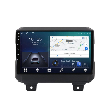 Navigatie Jeep Wrangler din 2018-2022,  Android 14 , 4GB RAM, Octacore, Slot Sim 4G, DSP, GPS, Wi-FI, Carplay, Android Auto, USB, Bluetooth, Waze, Touchscreen, 9 inch [2]