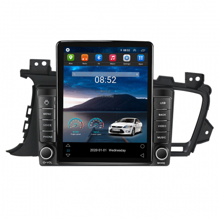 Navigatie Auto cu Android - Navigatie Kia Optima 2011-2014 Ecran TESLA 9.7 inch, 8 GB RAM si 128 GB ROM, Android 15, Slot Sim 4G, Procesor Octa Core, Carplay Wireless si Android auto, Procesor Sunet Digital DSP