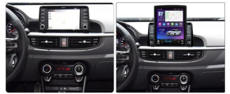 Navigatie Kia Picanto 2017 - 2022 , Ecran TESLA 9.7 inch, 8 GB RAM si 128 GB ROM, Android 15, Slot Sim 4G, Procesor Octa Core, Carplay Wireless si Android auto, Procesor Sunet Digital DSP, [1]