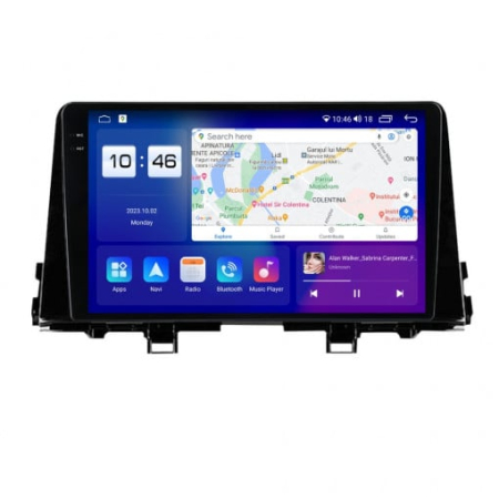 Navigatie Kia Picanto 2017 - 2022 Rezolutie 2K, Ecran QLED 9.5 inch, 8GB RAM si 128GB ROM, Android, Procesor Octacore, Slot sim 4G, Sunet DSP, Wireless Carplay [1]