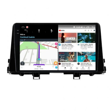 Navigatie Kia Picanto 2017 - 2022 Rezolutie 2K, Ecran QLED 9.5 inch, 8GB RAM si 128GB ROM, Android, Procesor Octacore, Slot sim 4G, Sunet DSP, Wireless Carplay [5]