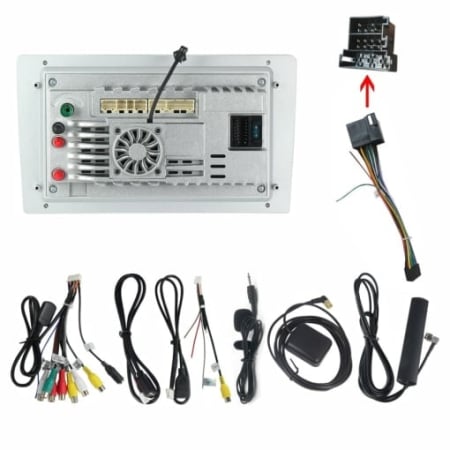 Navigatie Kia Rio 2  2005 - 2011  Rezolutie 2K, Display QLED 9.5 inch, 4GB RAM si 64GB ROM, Android, Procesor Octacore, Slot sim 4G, Sunet DSP, Wireless Carplay si Android Auto, Camera Marsa [4]