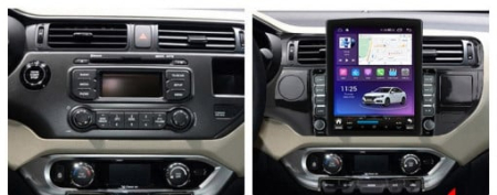 Navigatie KIA Rio 3 2011 - 2017 , Ecran TESLA 9.7 inch, 8 GB RAM si 128 GB ROM, Android 15, Slot Sim 4G, Procesor Octa Core, Carplay Wireless si Android auto, Procesor Sunet Digital DSP [1]