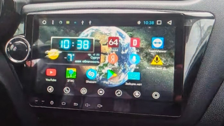 Navigatie Kia Rio din 2011-2016 Android 14 , 4GB RAM , Procesor Quad Core , Wireless Carplay si Android auto , Display HD Touchscreen, Wi-Fi , Bluetooth, USB [7]