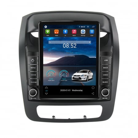 Navigatie Auto cu Android - Navigatie Ecran TESLA 9.7 inch, 8 GB RAM si 128 GB ROM, Android 15, Slot Sim 4G, Procesor Octa Core, Carplay Wireless si Android auto, Procesor Sunet Digital DSP